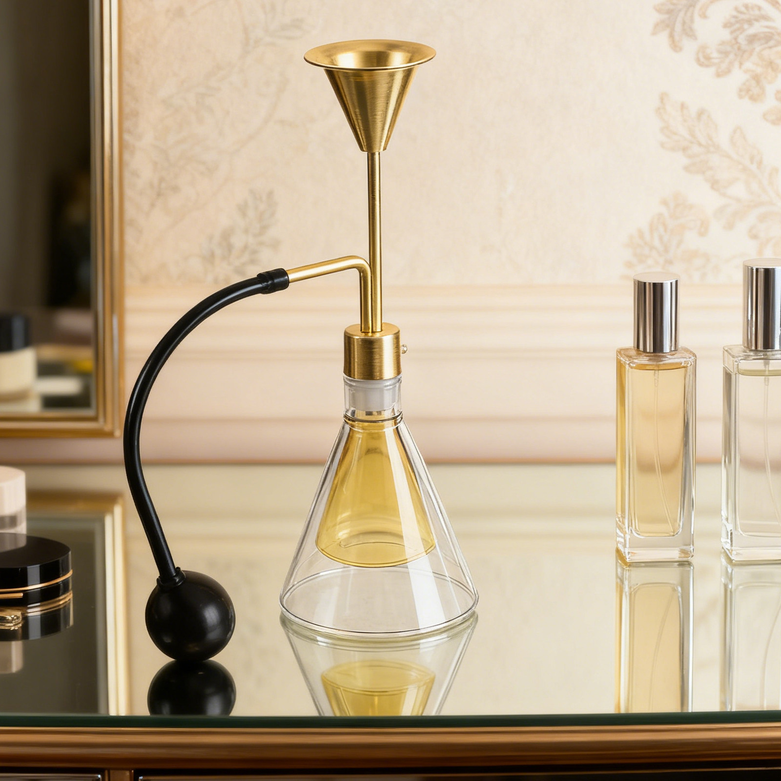 Perfume Fragrance Essential Oil - Flacon en verre à double paroi