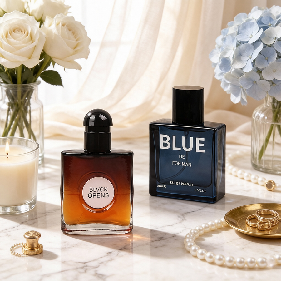 Perfume Light Fragrance - Parfum Bleu pour Homme et Femme,