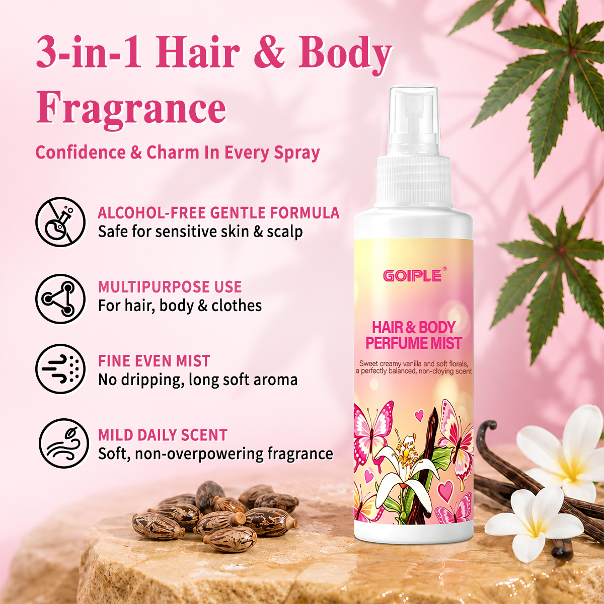 Brume parfumée corps et cheveu - Perfume Light Fragrance avis et prix