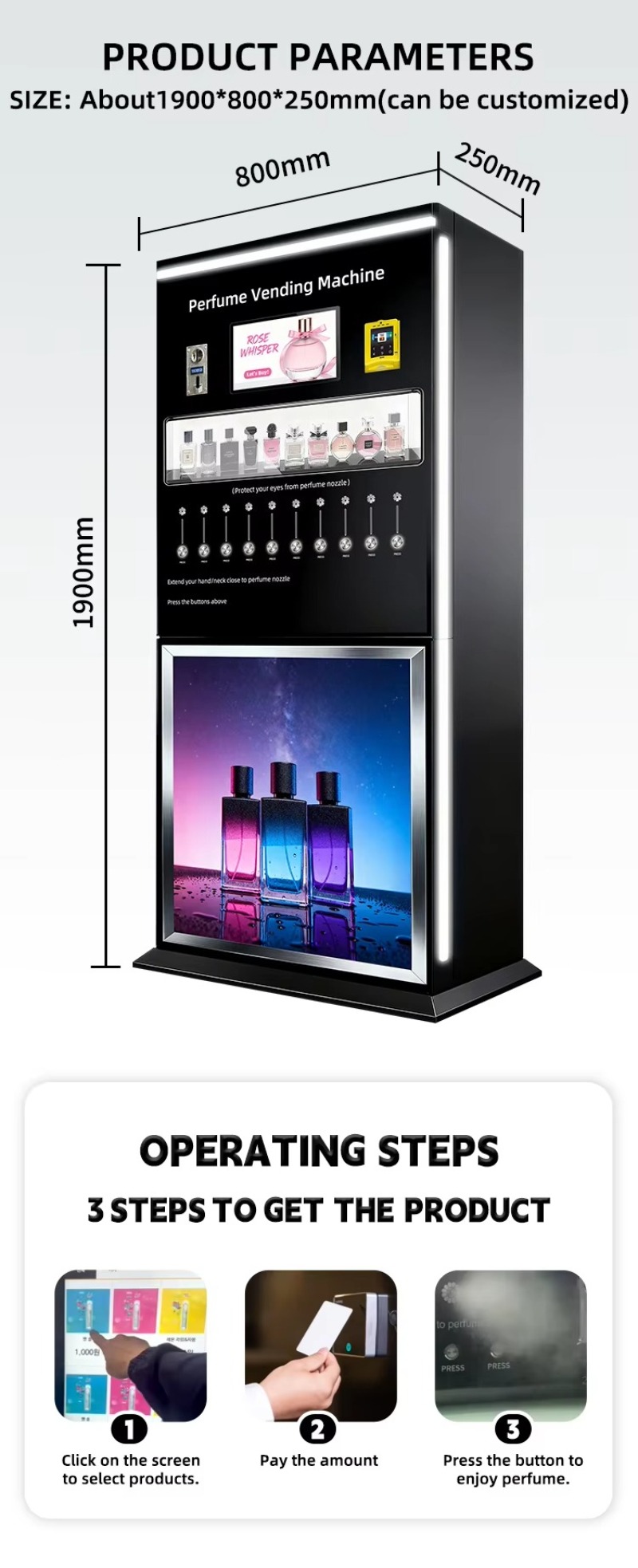 Distributeur intelligent de pa - Perfume Fragrance Sale avis et prix