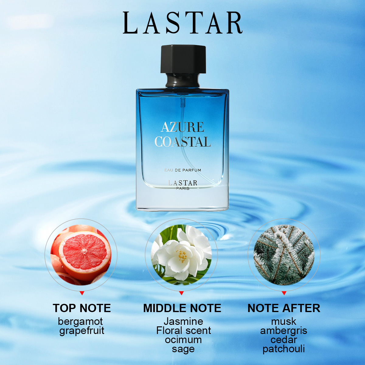 Parfum pour homme LASTAR, deux - Perfume Fragrance Gift Set avis et prix
