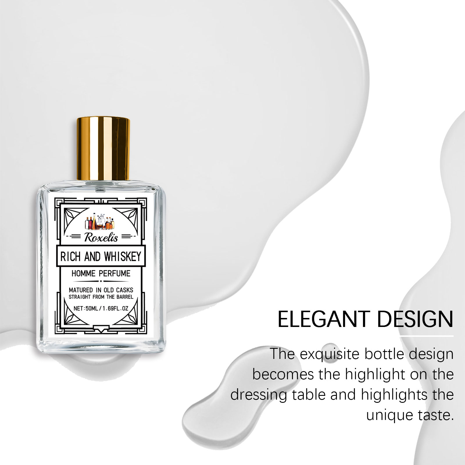 Roxelis 50ml Charm Whisky Parf - Fragrance Perfume Usa avis et prix